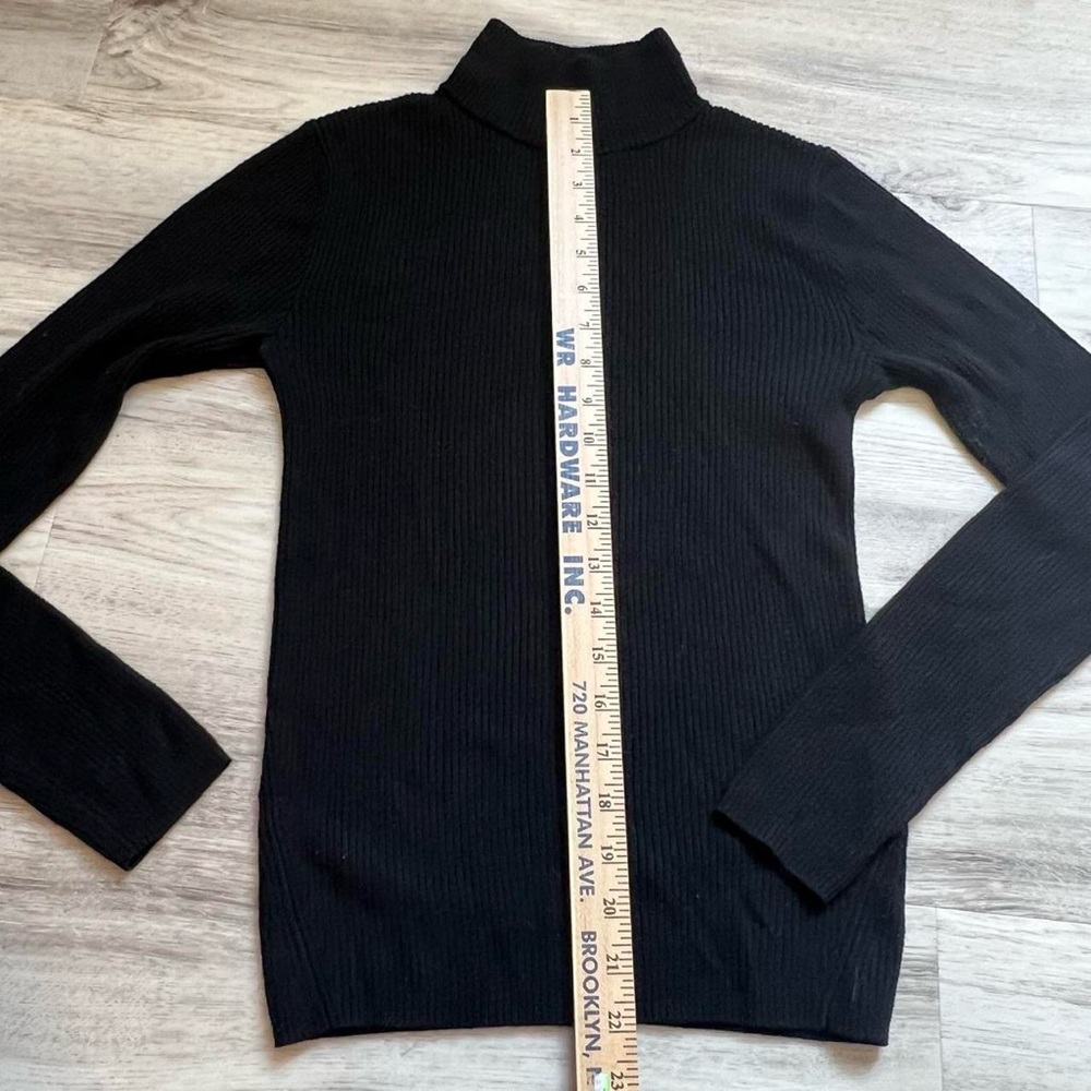 AYR Charcoal Ribbed Turtleneck - Picture 4 of 6